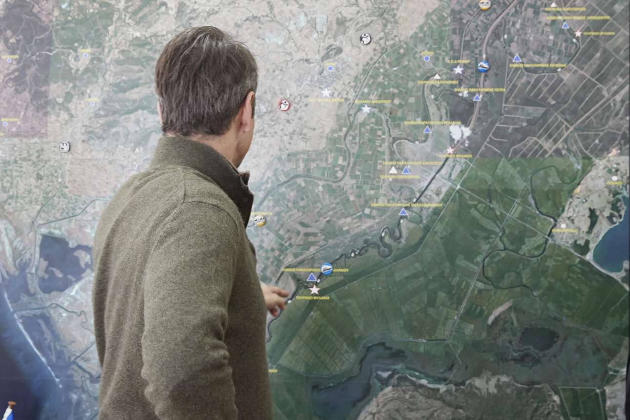 Στον Εβρο ο Κυριάκος Μητσοτάκης: «Δεν θα περάσει κανείς παράνομα!»