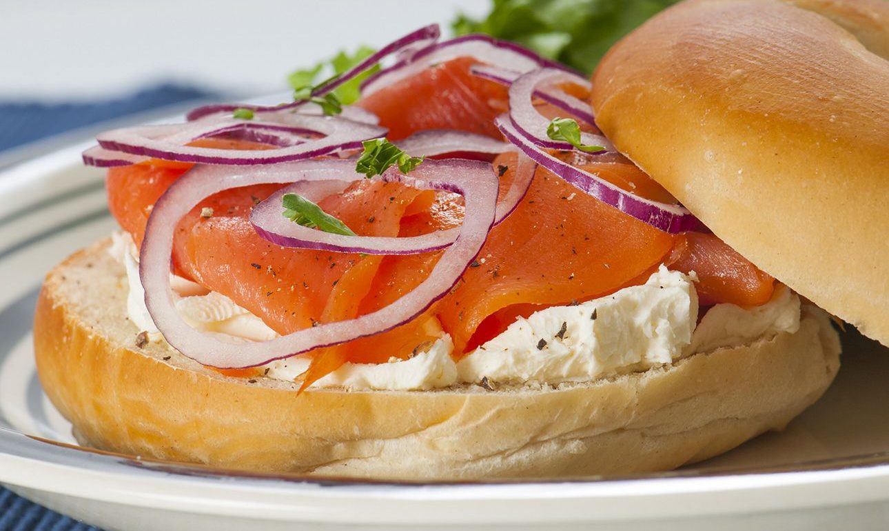 To καλύτερό μου μπέιγκελ, με σολομό και τυρί-κρέμα