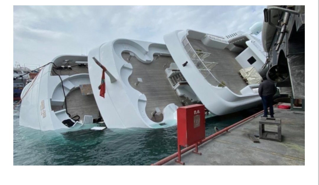 Ημιβυθίστηκε θαλαμηγός σαουδάραβα πρίγκιπα στο Πέραμα