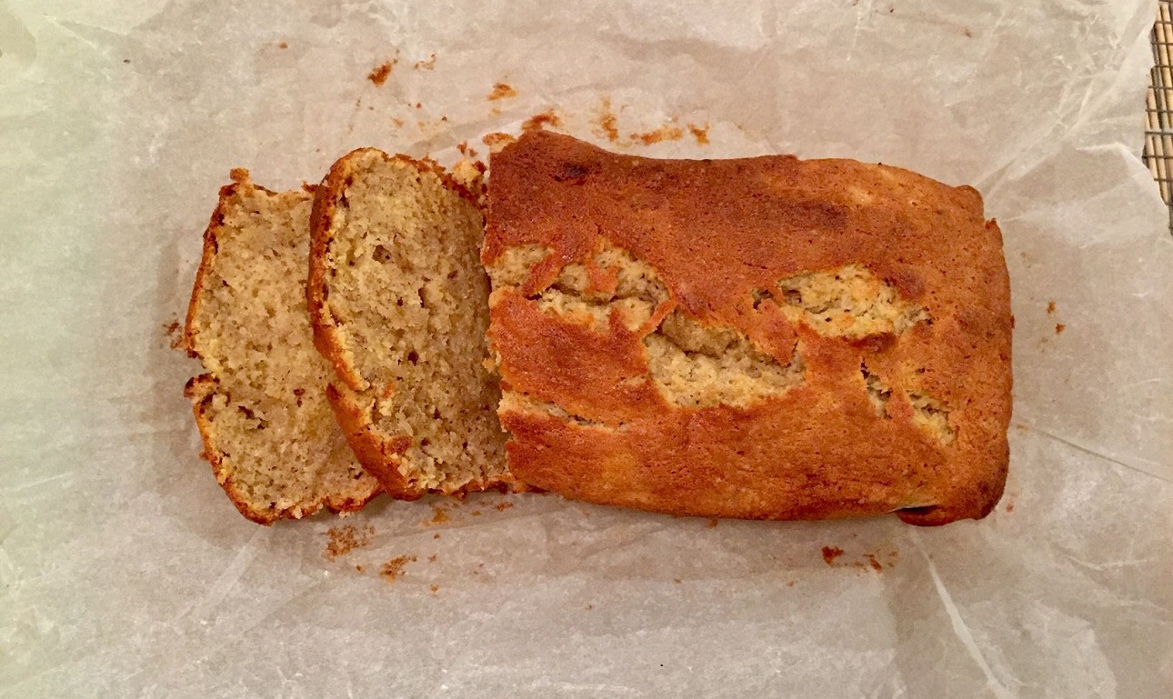 Banana bread δηλαδή κέικ μπανάνα για την κλεισούρα