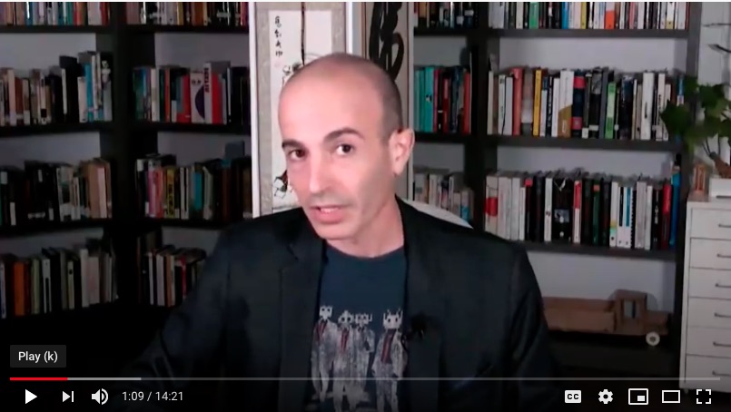 Γιουβάλ Νοά Χαράρι: Θα διάλεγα την Ελλάδα για παγκόσμιο ηγέτη κατά του κορονοϊού