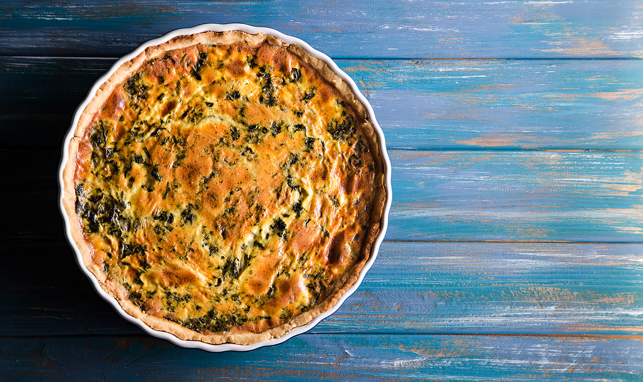 #ΜένουμεΣπίτι και μαγειρεύουμε τάρτα με πράσο και σπανάκι