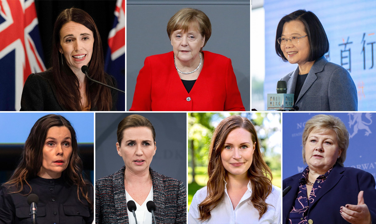 Πανδημία: Επτά γυναίκες κυβερνούν σε επτά χώρες με λίγα θύματα