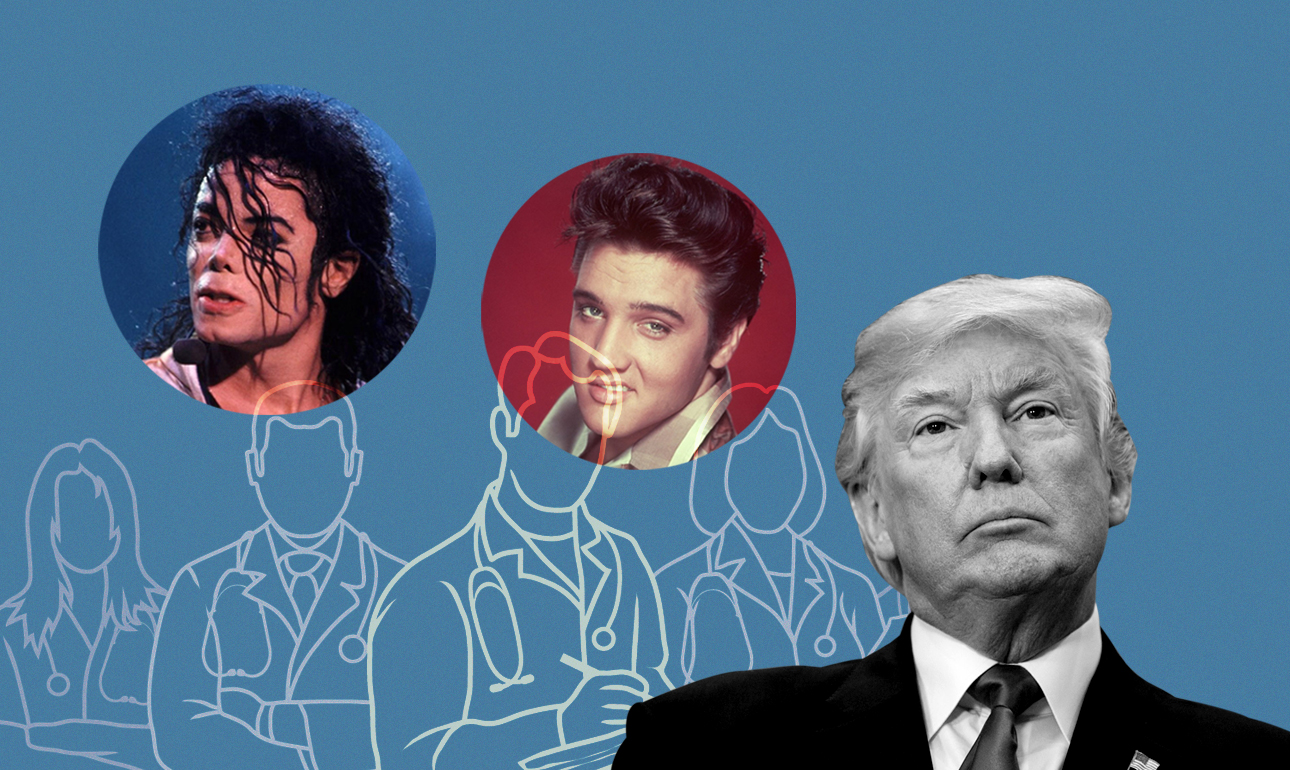 Τι κοινό έχουν ο Ελβις Πρίσλεϊ, ο Μάικλ Τζάκσον και ο Τραμπ;