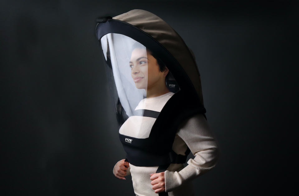 Κάσκα επιστημονικής φαντασίας εναντίον κορονοϊού