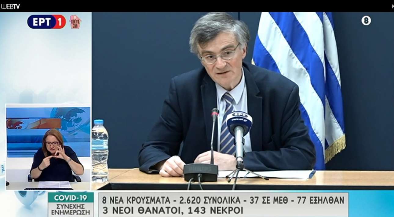 Κορονοϊός στην Ελλάδα: Τρεις νεκροί, οκτώ νέα περιστατικά το Σάββατο