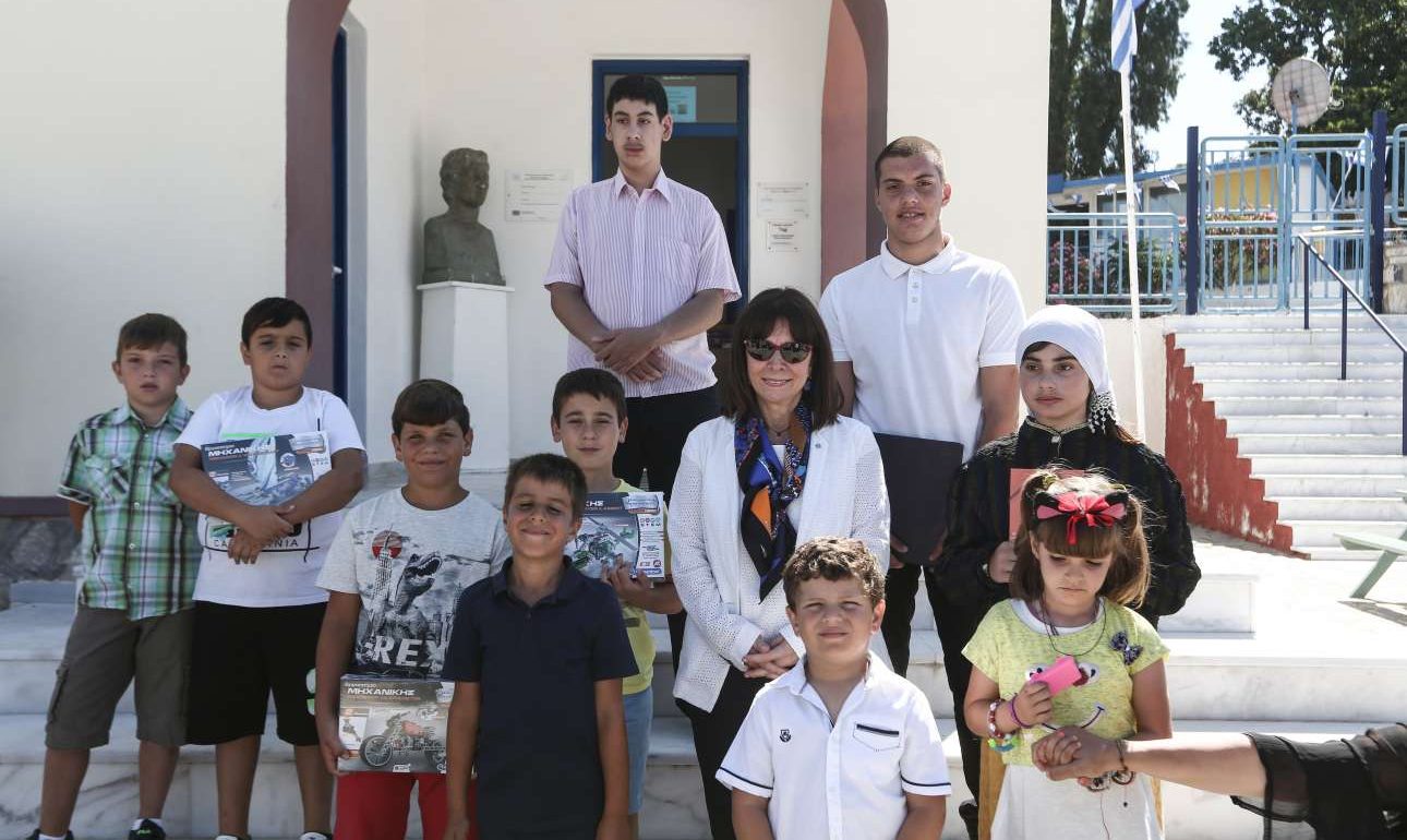 Σακελλαροπούλου από το Αγαθονήσι: Δεν θα αποδεχθούμε αμφισβητήσεις εθνικών εδαφών