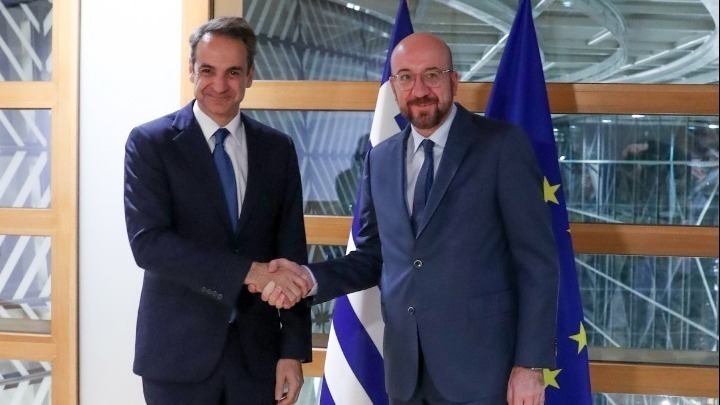 Τηλεδιάσκεψη Μητσοτάκη με τον πρόεδρο του Ευρωπαϊκού Συμβουλίου Σαρλ Μισέλ