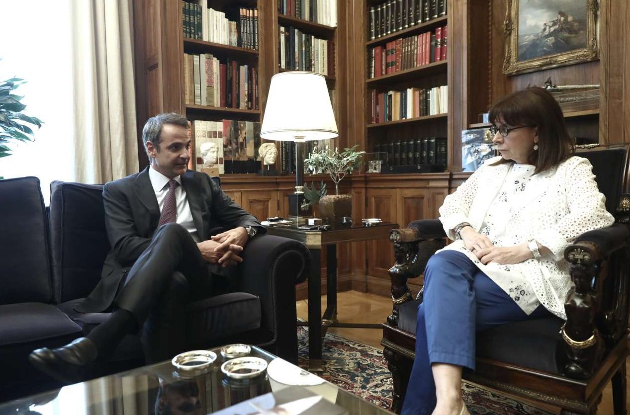 Σακελλαροπούλου σε Μητσοτάκη: Ζητούμενο η μεγαλύτερη δυνατή συναίνεση στο σχέδιο Πισσαρίδη