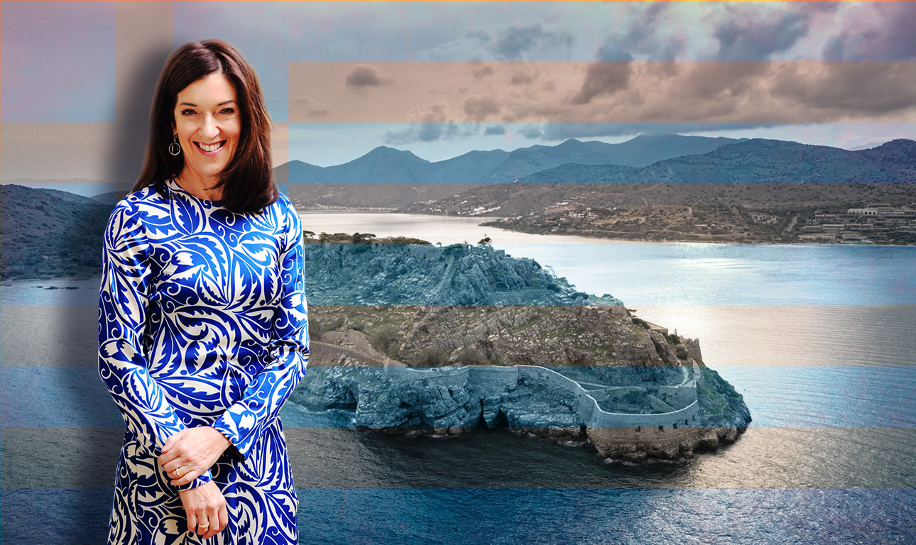 Η πανευτυχής Greek citizen Βικτόρια Χίσλοπ