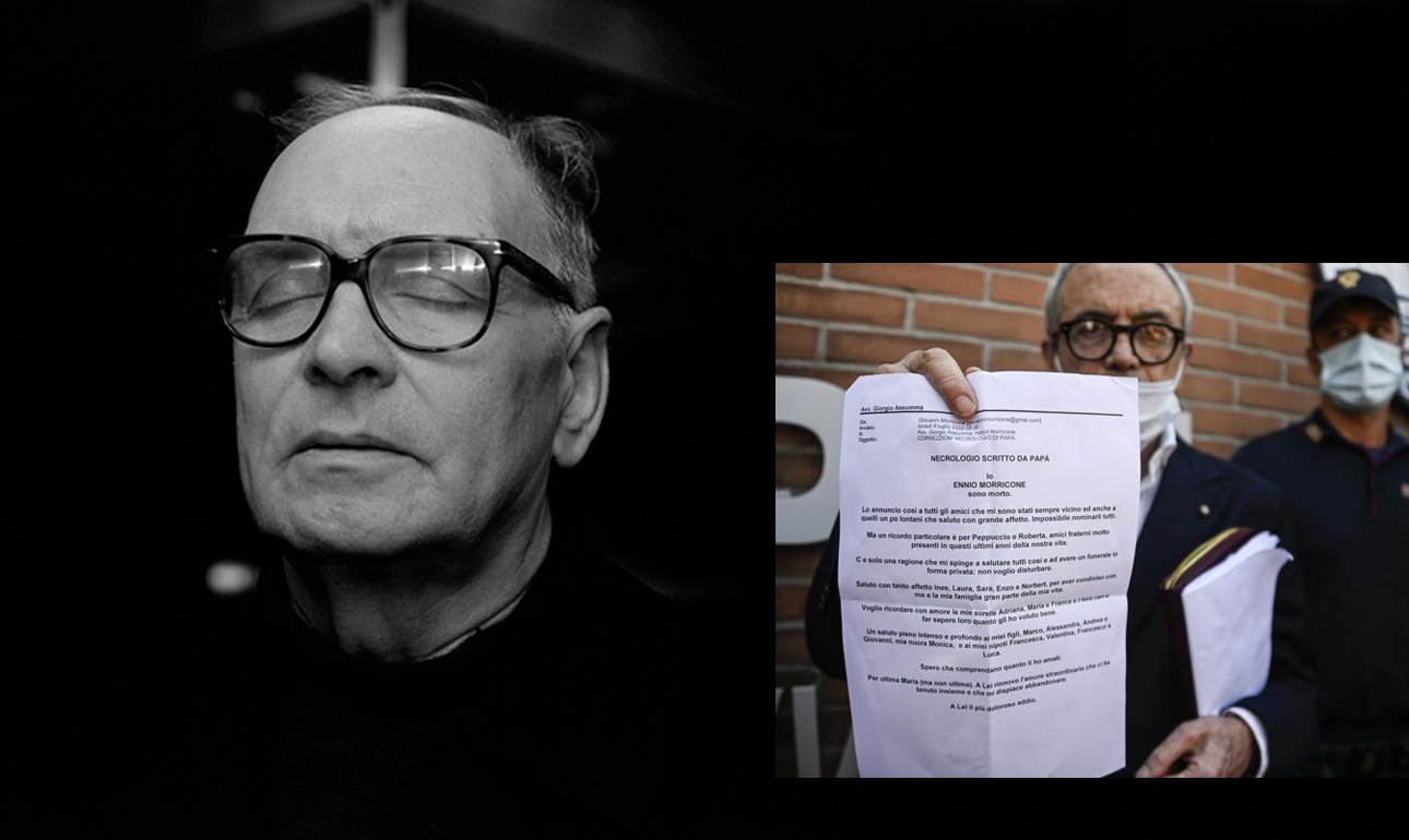 «Εγώ, ο Ενιο Μορικόνε, είμαι νεκρός»