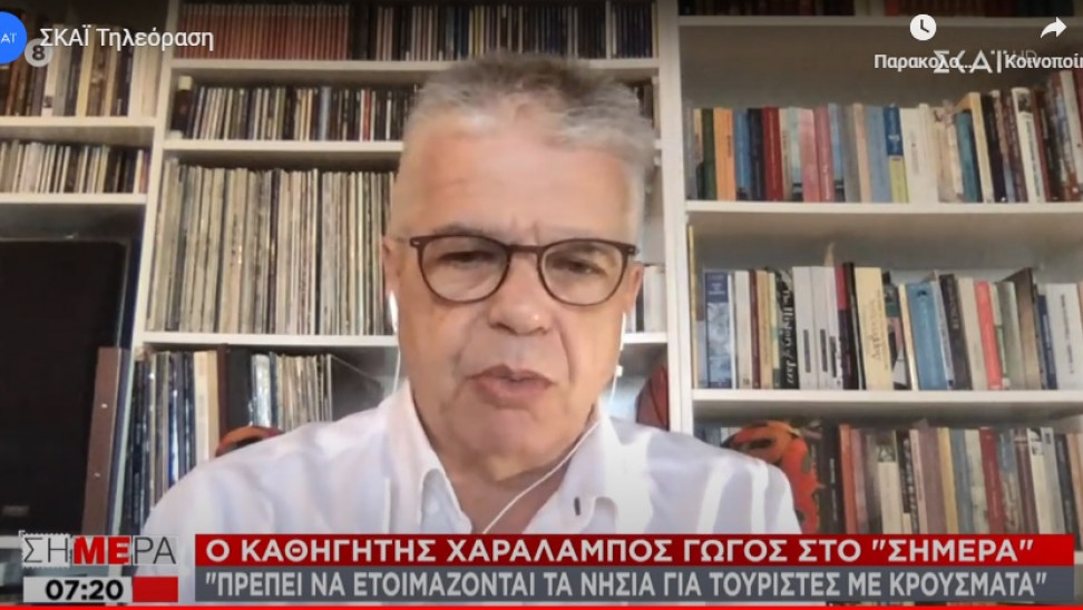 Καθηγητής Γώγος: Βέβαιο ότι θα αυξηθούν τα εισαγόμενα κρούσματα – πότε θα χτυπήσει «καμπανάκι κινδύνου»