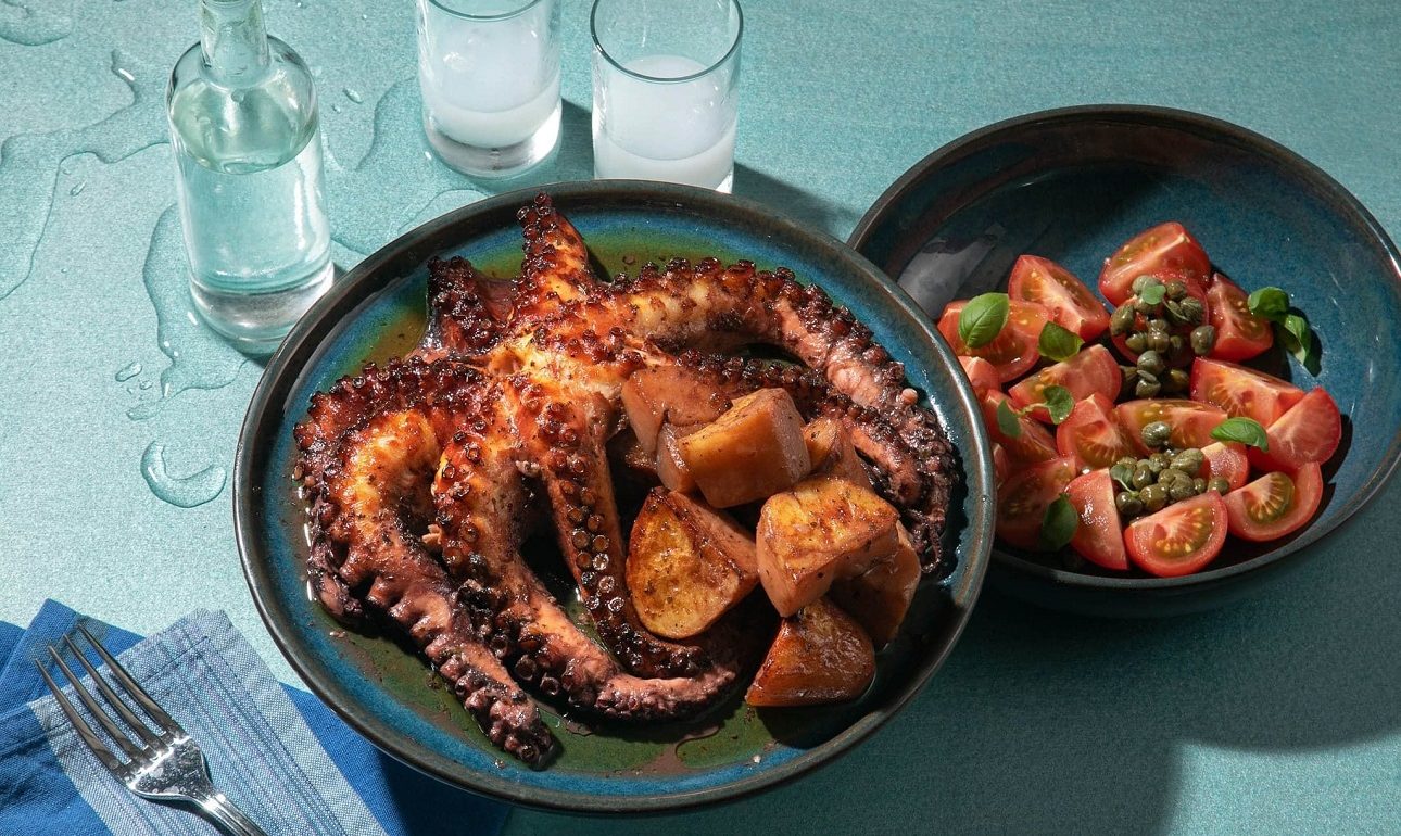 Χταπόδι με πατάτες