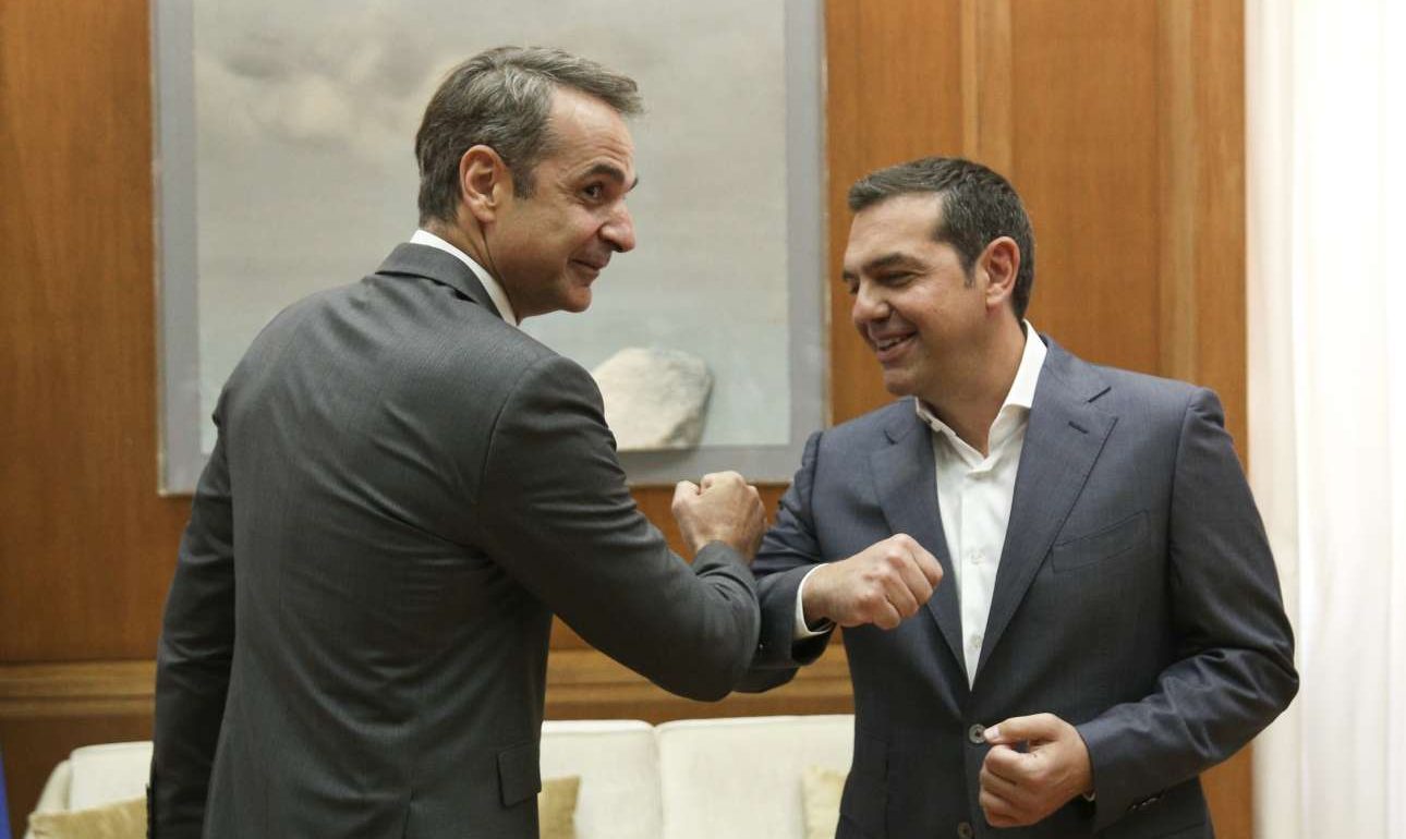 Επί μιάμιση ώρα τα είπαν Μητσοτάκης και Τσίπρας