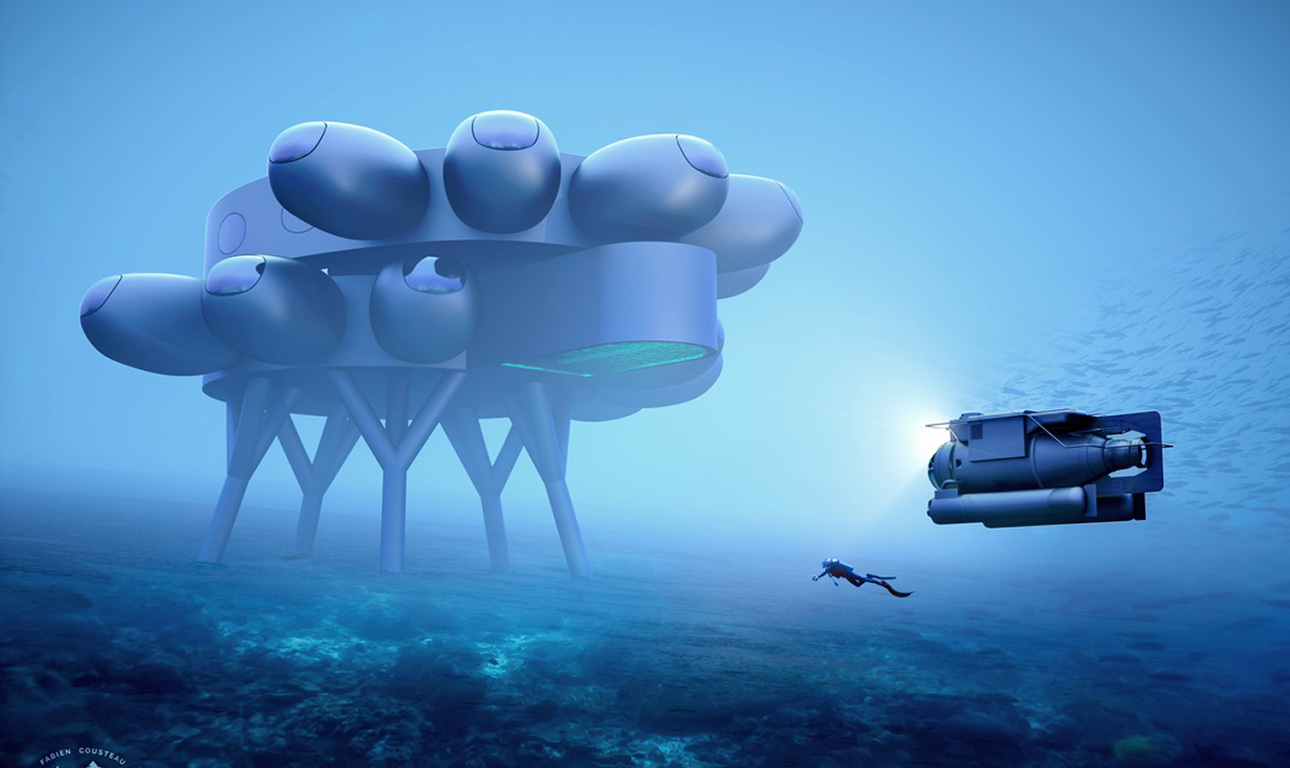 Ενας «διαστημικός σταθμός» μέσα στην θάλασσα!