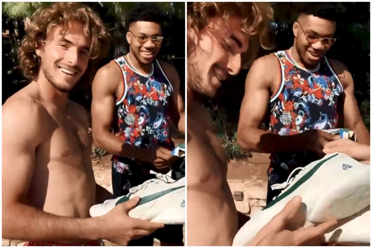 Τα δώρα του Γιάννη Αντετοκούνμπο στον Τσιτσιπά και η ξεχωριστή αφιέρωση