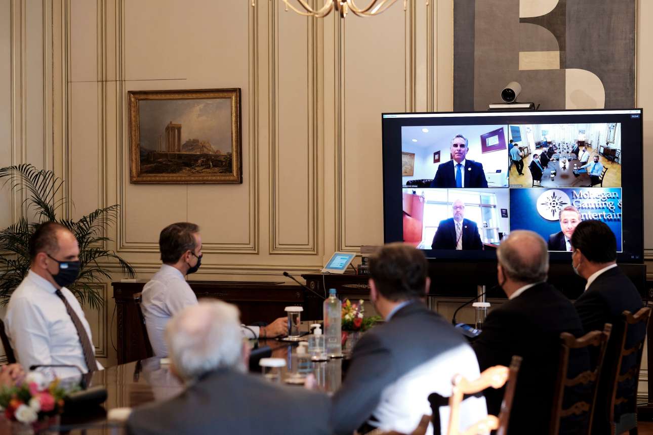 «Επιτέλους!» – τι είπαν τα αφεντικά της ΓΕΚ ΤΕΡΝΑ-Mohegan στον Μητσοτάκη για το καζίνο στο Ελληνικό