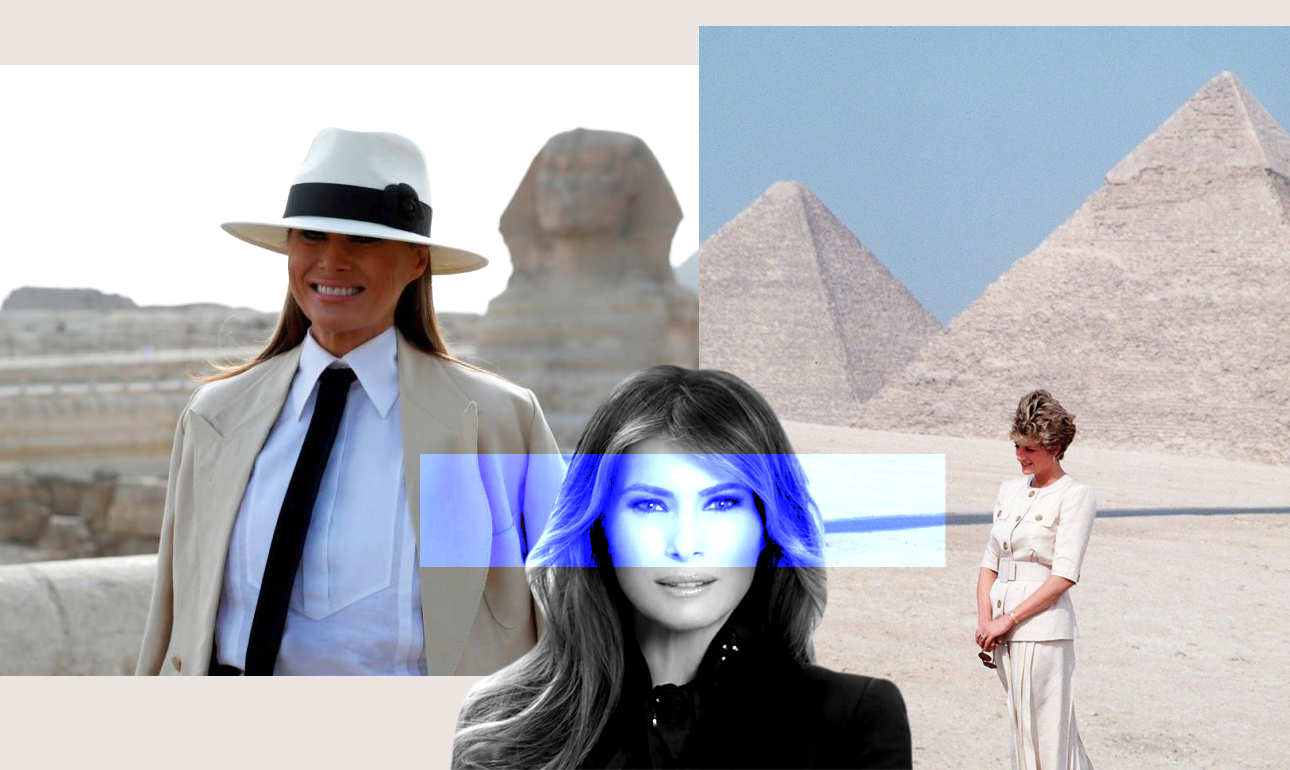 Μελάνια Τραμπ, η καρικατούρα της Νταϊάνα