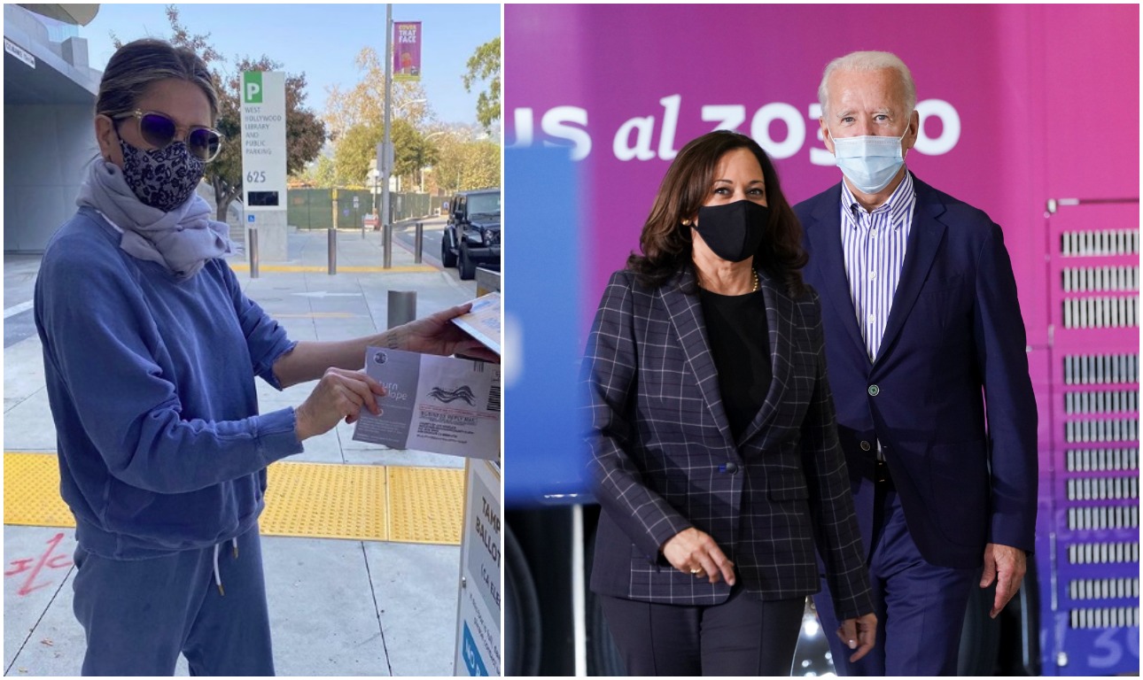 H Τζένιφερ Ανιστον ψήφισε Μπάιντεν και έστειλε μήνυμα: «Παρακαλώ να είστε υπεύθυνοι»