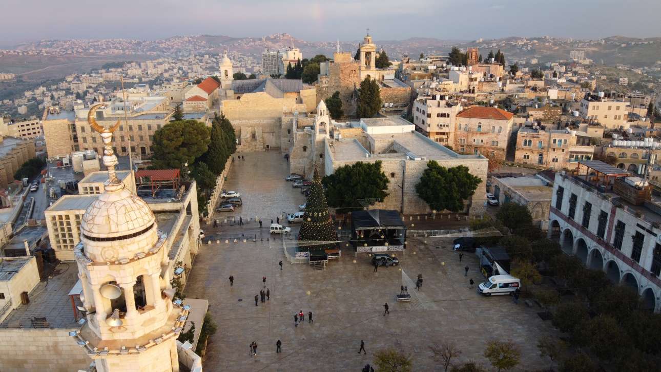 Ερημικά Χριστούγεννα φέρνει ο κορονοϊός στη Βηθλεέμ