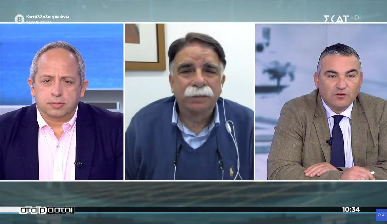 Βατόπουλος: Αν φορούσαμε μάσκα από το καλοκαίρι, ίσως είχαμε αποφύγει το lockdown