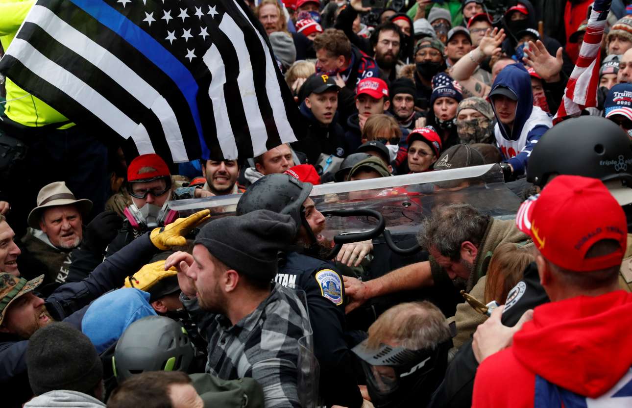 Εισβολή ή υπερμετάδοση; Και ο κορονοϊός κατέλαβε το Καπιτώλιο