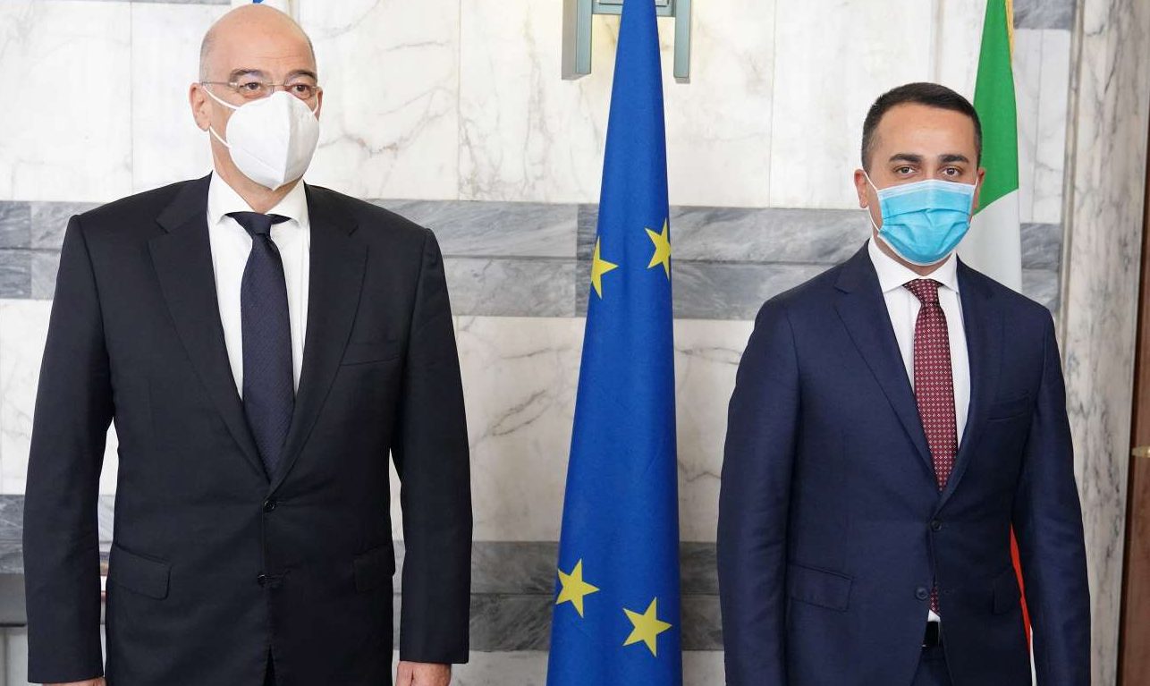 Δένδιας σε Ντι Μάιο: Αναμένουμε ισχυρότερη στήριξη στις κυρώσεις κατά της Τουρκίας