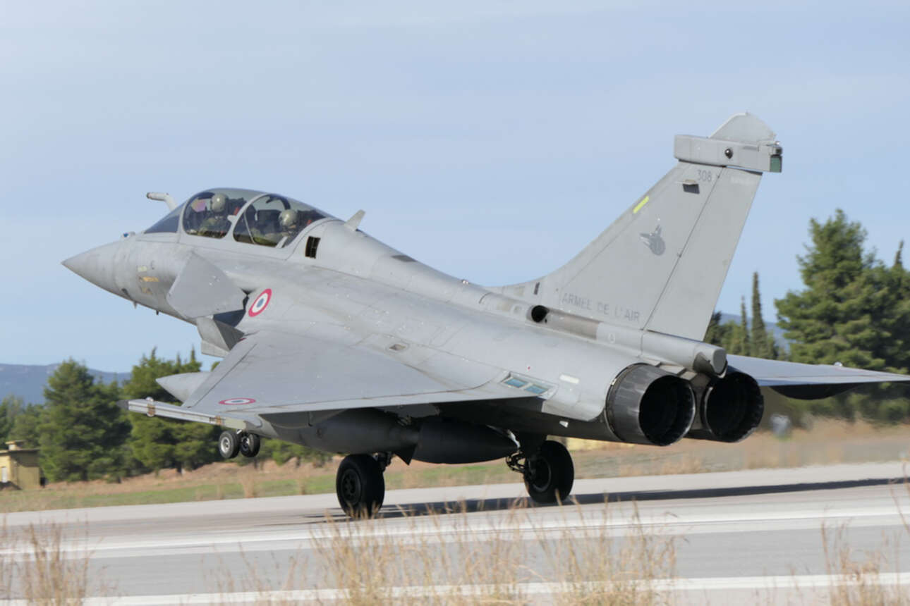 Στην Τανάγρα τα γαλλικά Rafale [εικόνες]