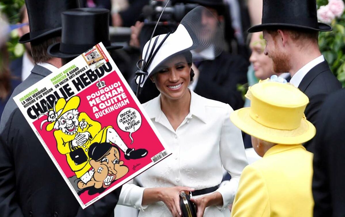 Το Charlie Hebdo συγκρίνει τη Μέγκαν Μαρκλ με τον Τζορτζ Φλόιντ