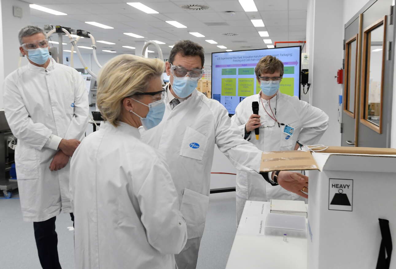 Σύμβαση για 1,8 δισ. δόσεις του εμβολίου υπέγραψαν Κομισιόν και Pfizer/BioNTech