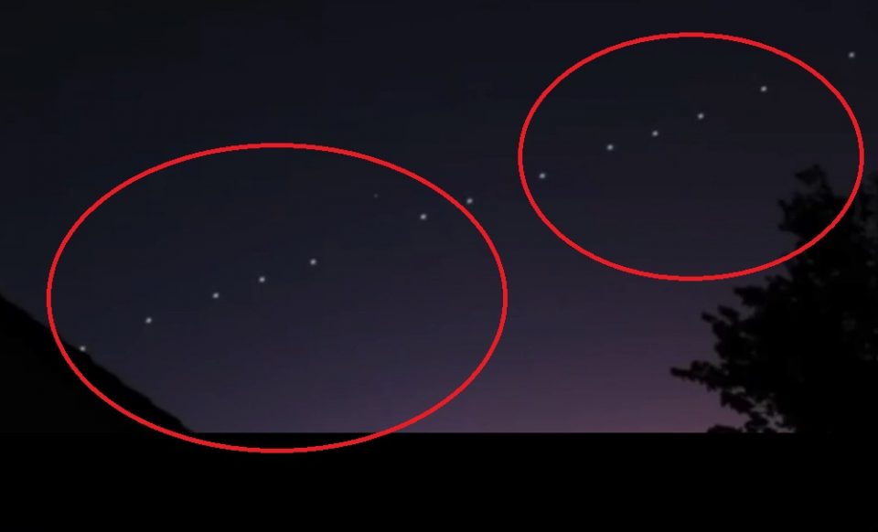 Δεν ήταν UFO στον ουρανό της Κοζάνης, ήταν οι δορυφόροι του Ελον Μασκ