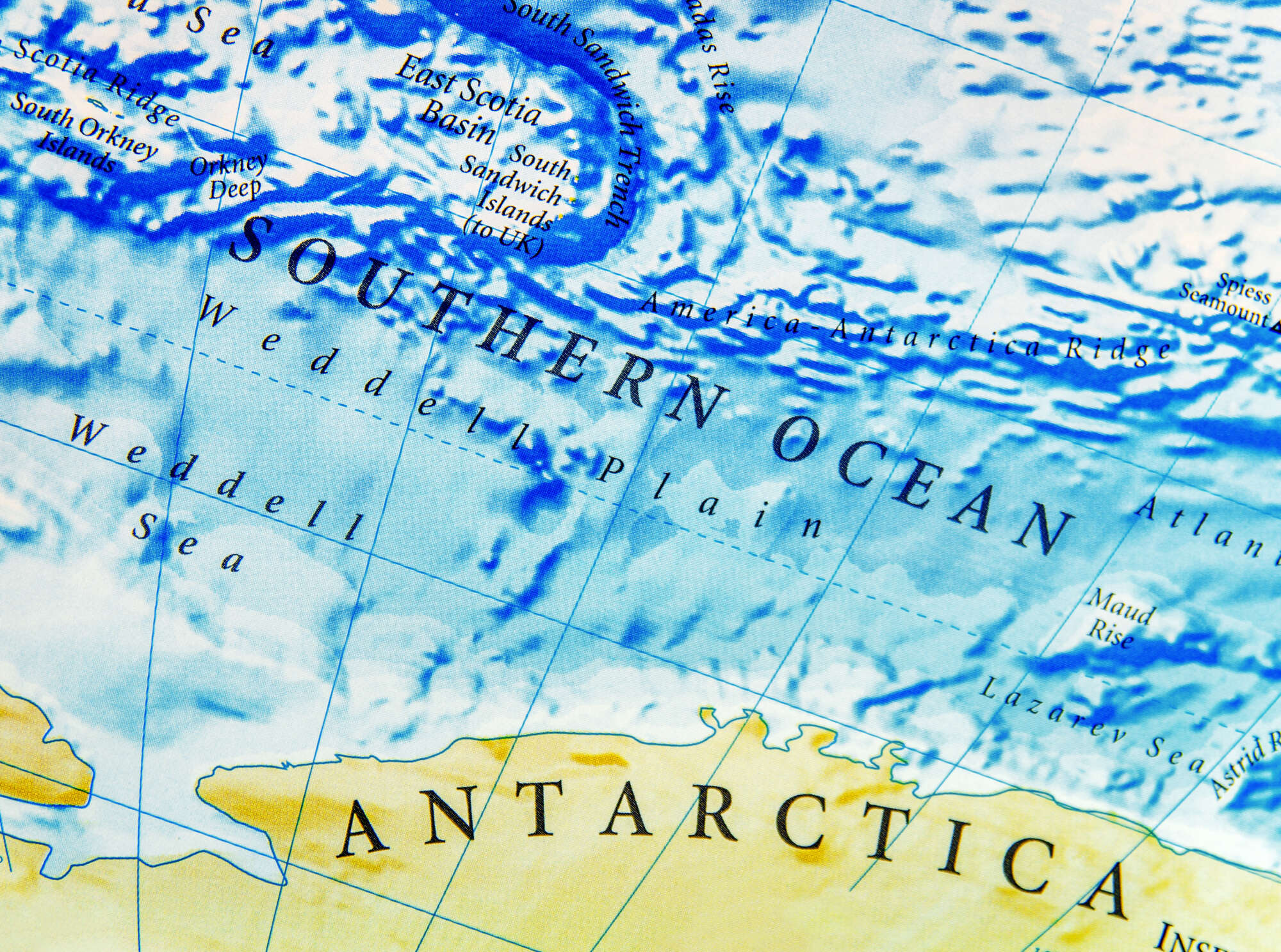 Νότιος Ωκεανός και με τη βούλα του National Geographic Society