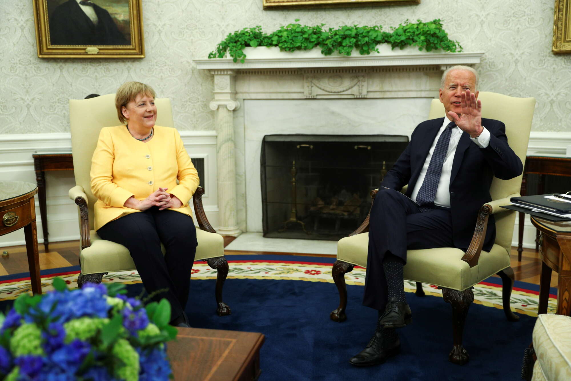 Συνάντηση Μπάιντεν – Μέρκελ για την επανεκκίνηση της σχέσης ΗΠΑ και Γερμανίας