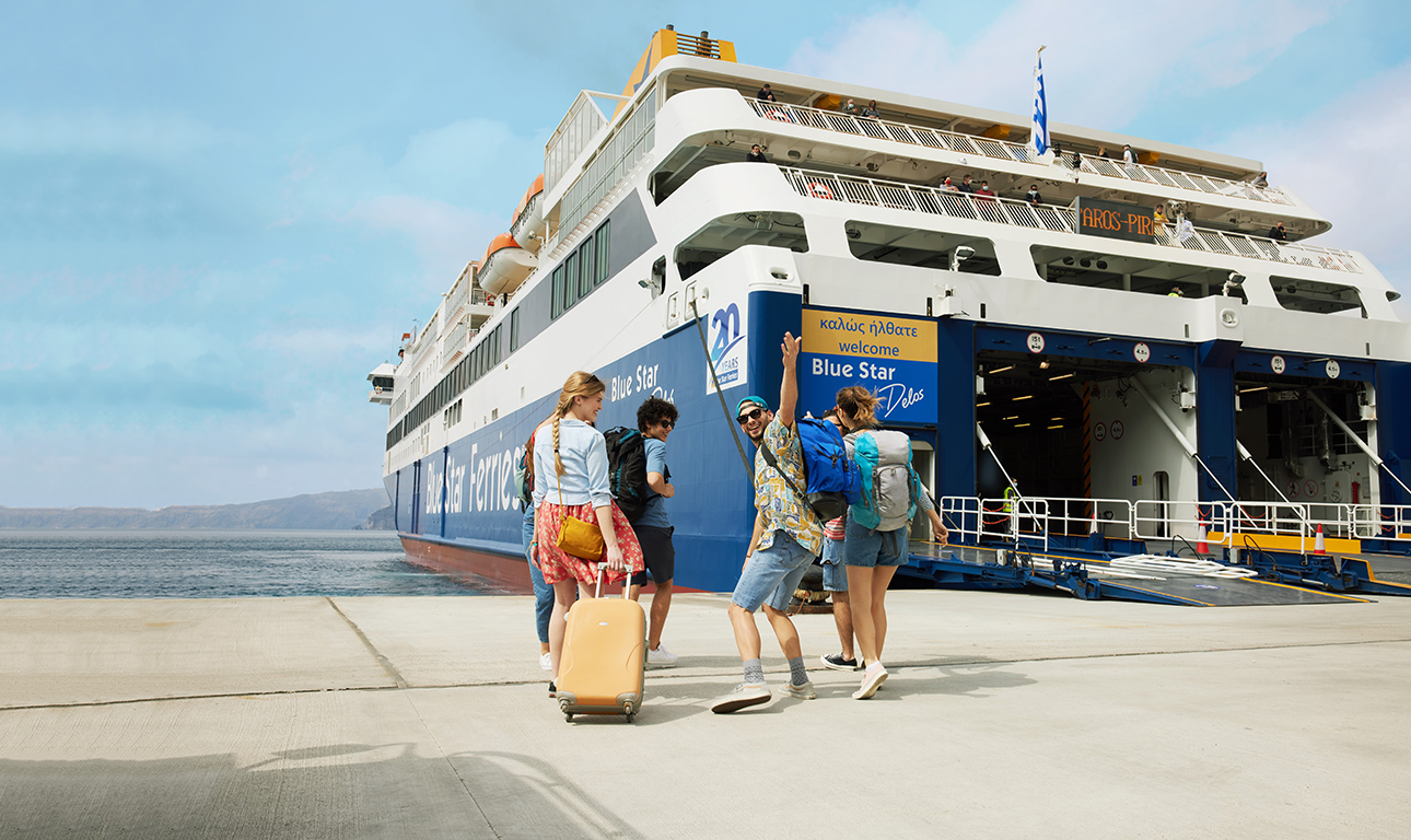 Η απόλυτη εμπειρία διακοπών ξεκινά στα πλοία της Blue Star Ferries!