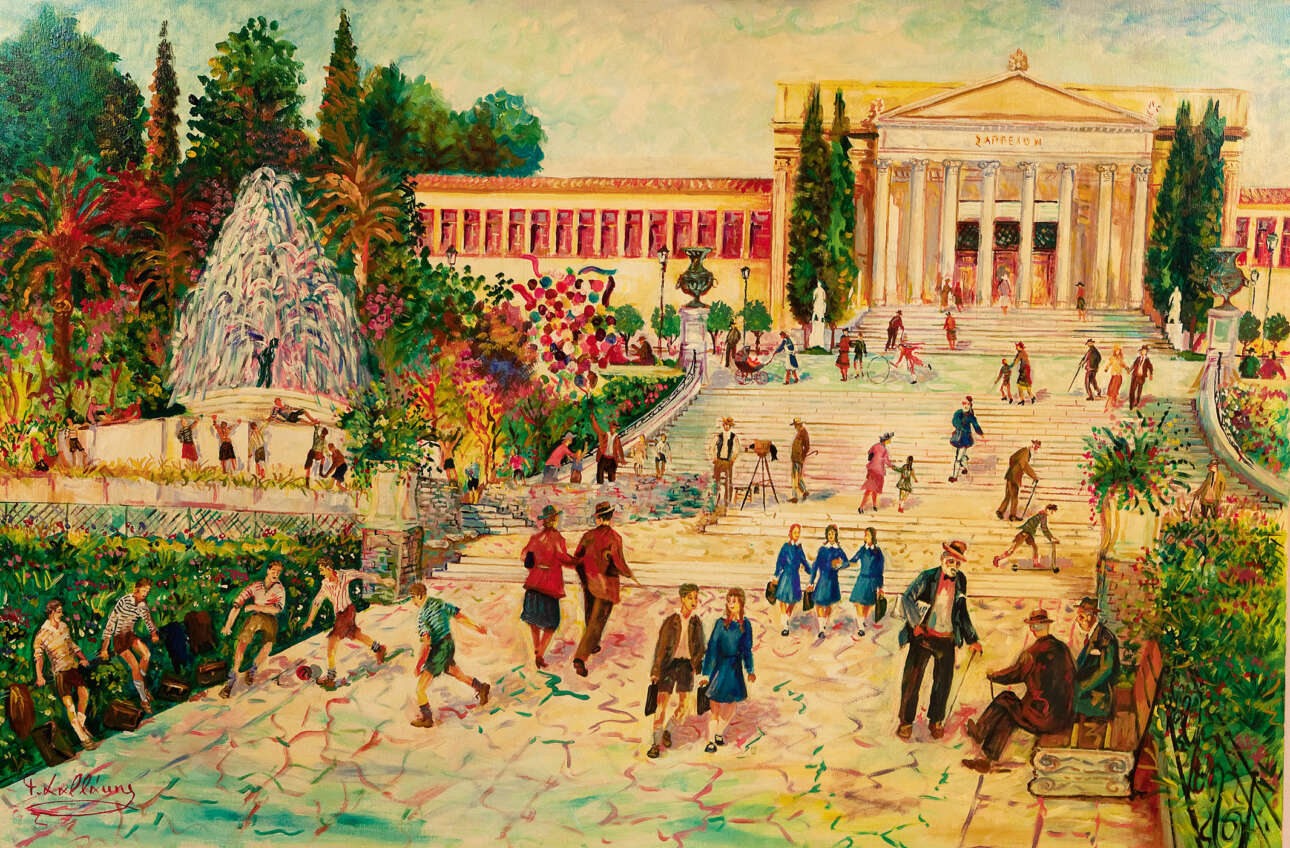 Νεώτερο μνημείο η λαϊκή τέχνη του Γιώργου Σαββάκη στις ταβέρνες της Πλάκας