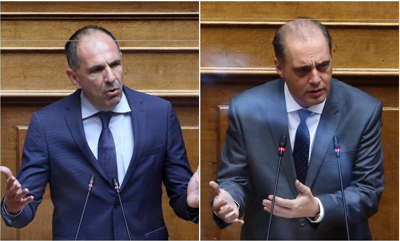 Ξαφνική συνάντηση Γεραπετρίτη – Βελόπουλου στη Βουλή – Τι (είπαν ότι) συζήτησαν