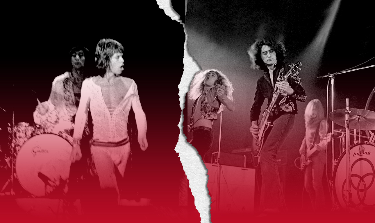 Rolling Stones Vs Led Zeppelin: Κόντρες με σεξ πάρτι και σκάνδαλα