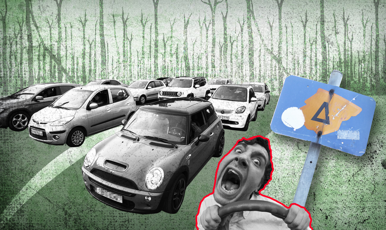 Η κόλαση στους δρόμους της Αττικής