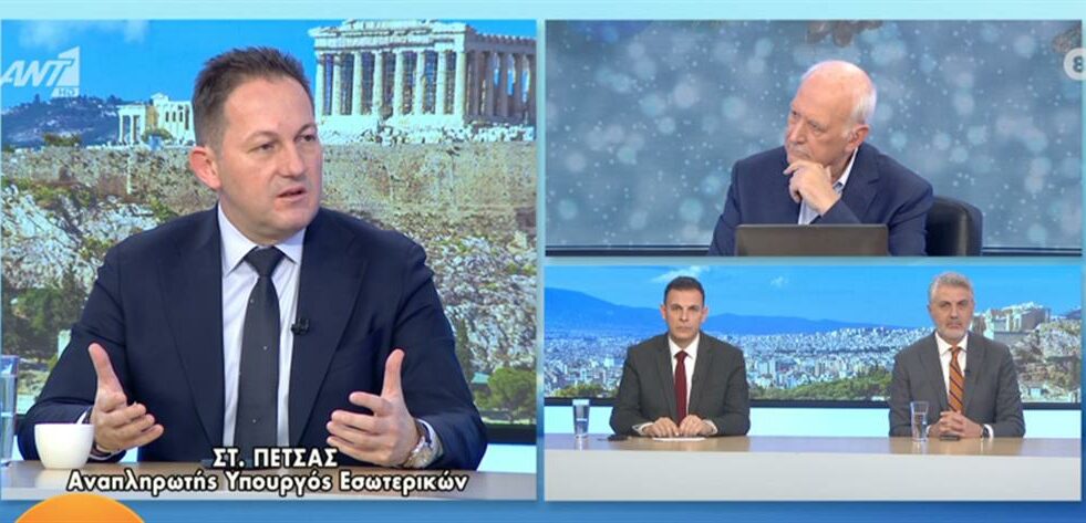 Πέτσας: Ο Τσίπρας ζητάει εκλογές για να βγει δεύτερος τώρα κι όχι τρίτος αργότερα