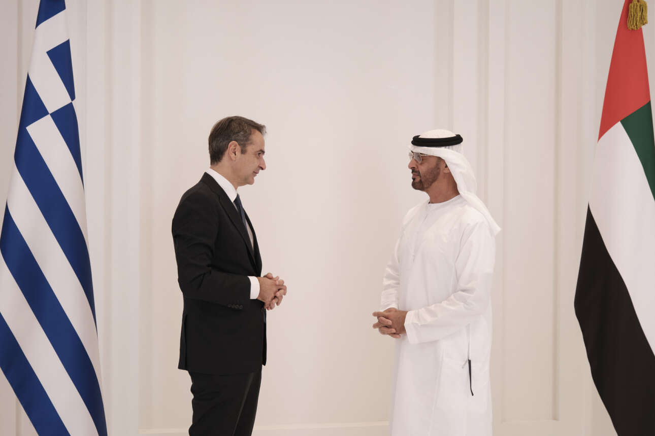 Επικοινωνία Μητσοτάκη με τον διάδοχο του θρόνου του Αμπου Ντάμπι, σεΐχη Μοχάμεντ μπιν Ζαγέντ