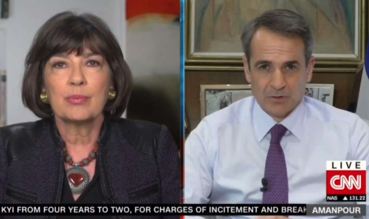 Μητσοτάκης στο CNN: Δεν υπήρχε άλλη επιλογή από την υποχρεωτικότητα, δεν πάμε σε lockdown