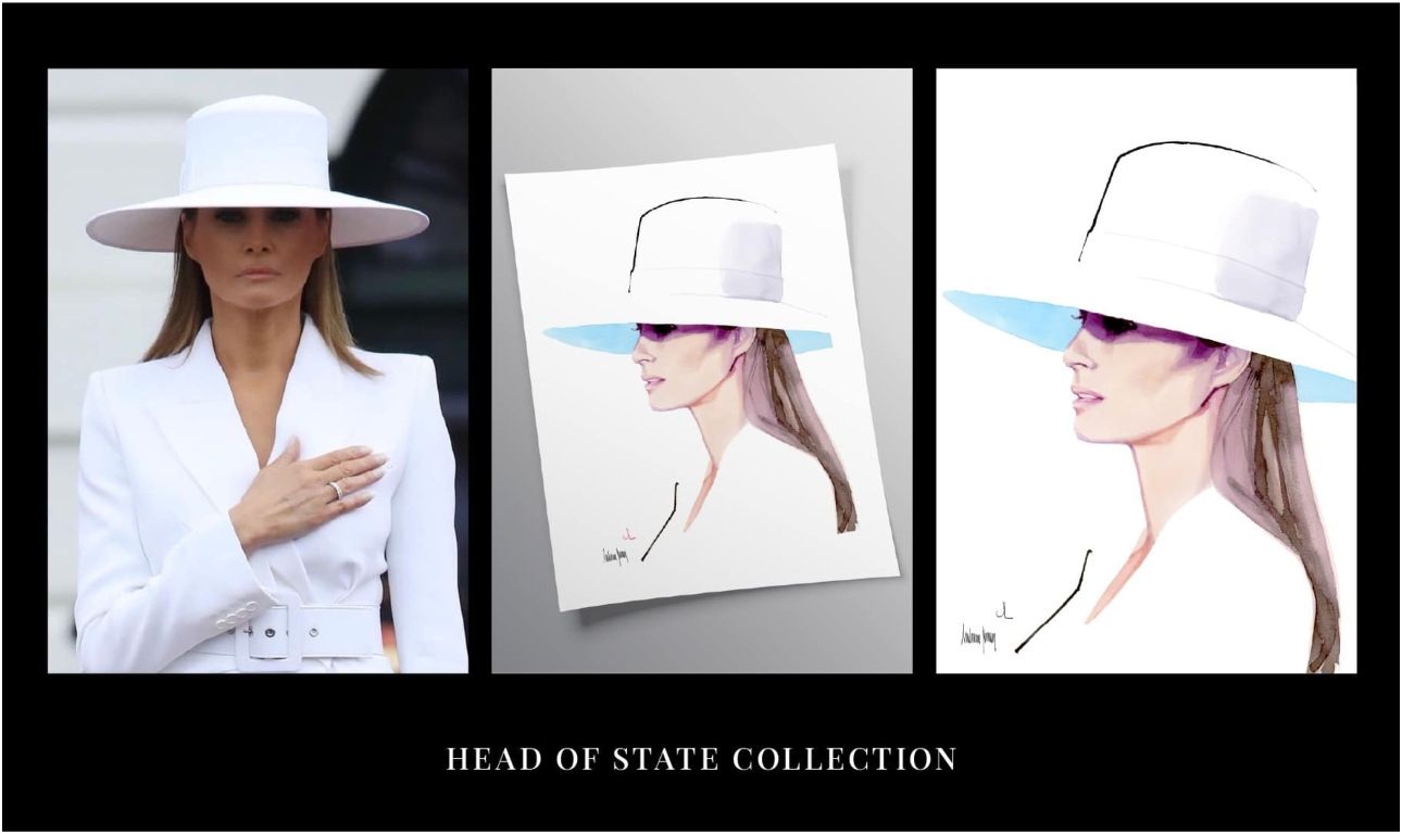 Δεν γοήτευσε το «μοναδικό λευκό καπέλο» της Μελάνια Τραμπ