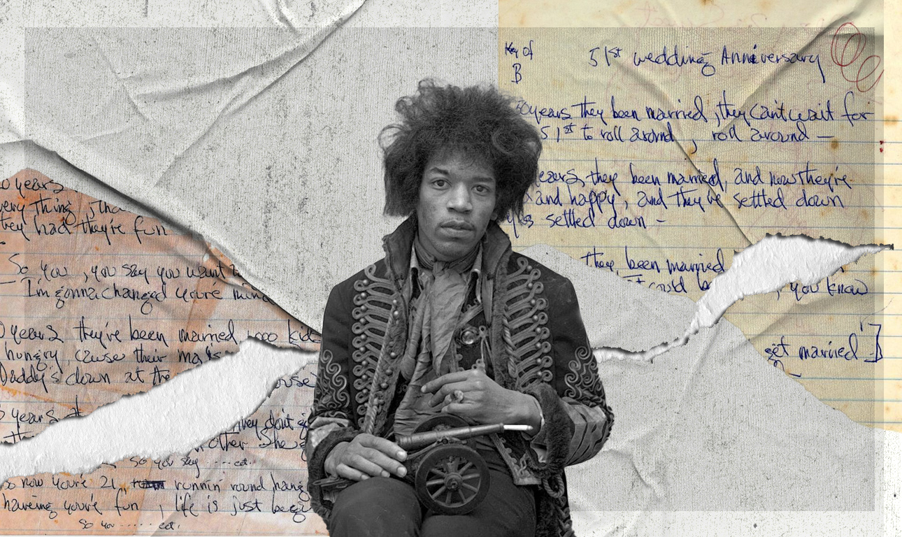 Κόλλησαν ένα σκισμένο χειρόγραφο του Τζίμι Χέντριξ μετά από 55 χρόνια