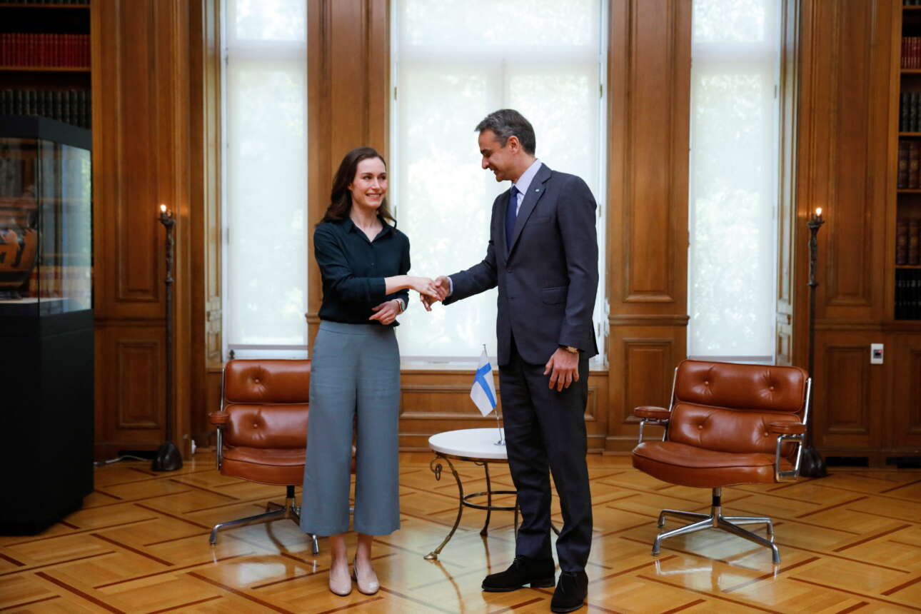 Μητσοτάκης με Μαρίν: Η Τουρκία υπονομεύει την ενότητα του ΝΑΤΟ – Τι είπα στον Στόλτενμπεργκ για τις παραβιάσεις