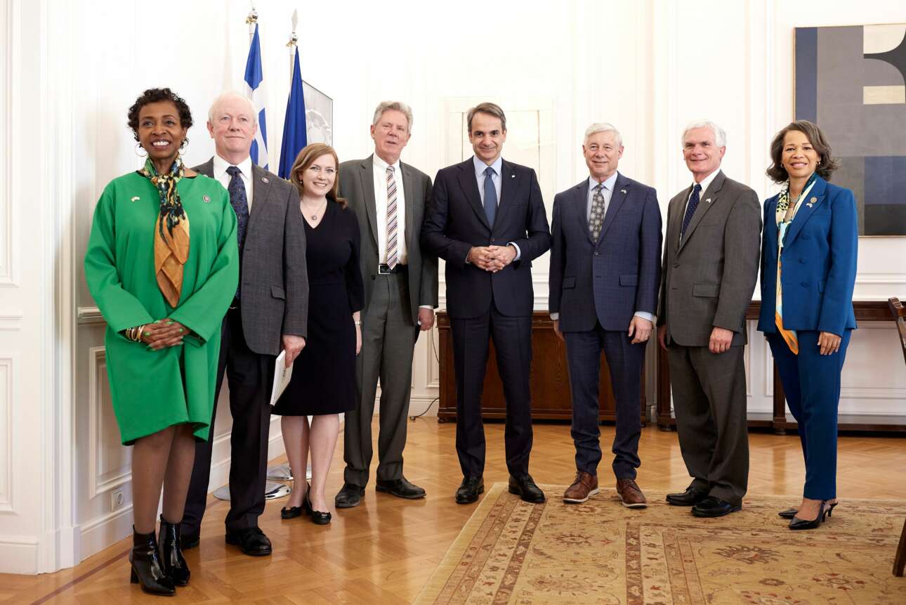 Τι είπε ο Μητσοτάκης με τον φιλέλληνα αμερικανό βουλευτή Φρανκ Παλόν