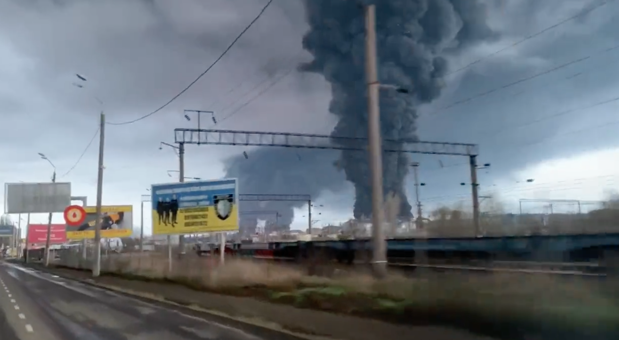 Ρωσικοί πύραυλοι έπληξαν την Οδησσό