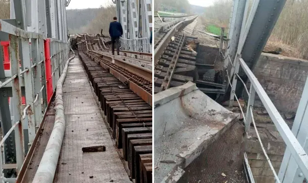 Ρωσία: Καταστράφηκε σιδηροδρομική γέφυρα-κλειδί κοντά στα ουκρανικά σύνορα