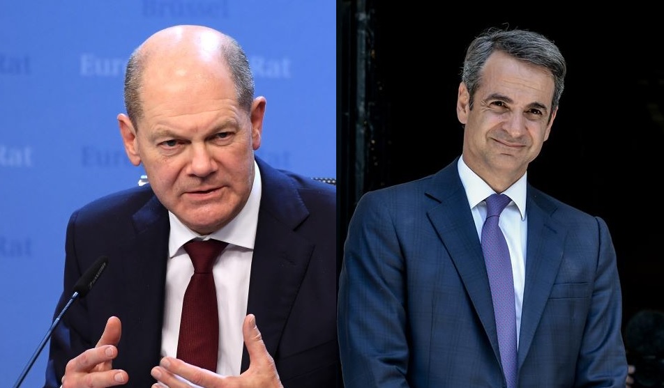 Με Σολτς ο Μητσοτάκης στις Βρυξέλλες