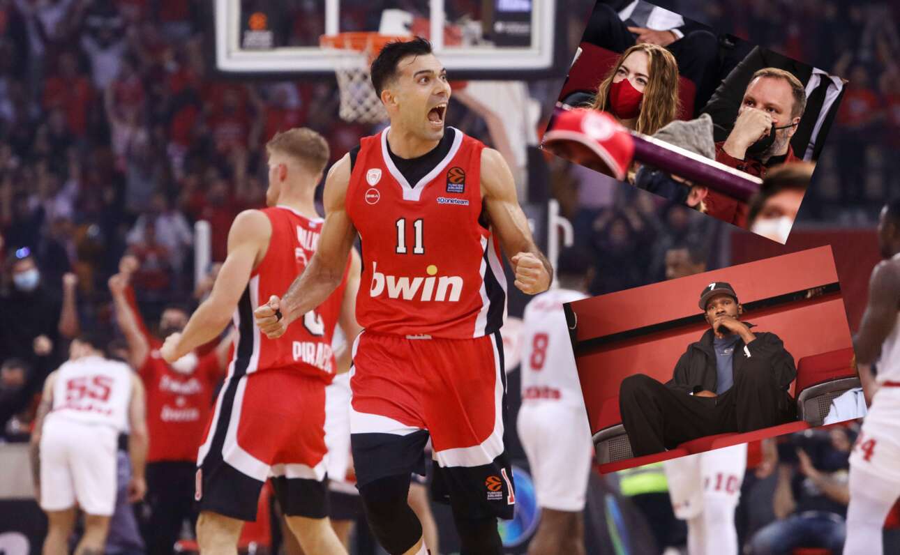 Ο Ολυμπιακός επέστρεψε στα Final 4 υπό το βλέμμα του Κέβιν Ντουράντ και της Εμα Στόουν