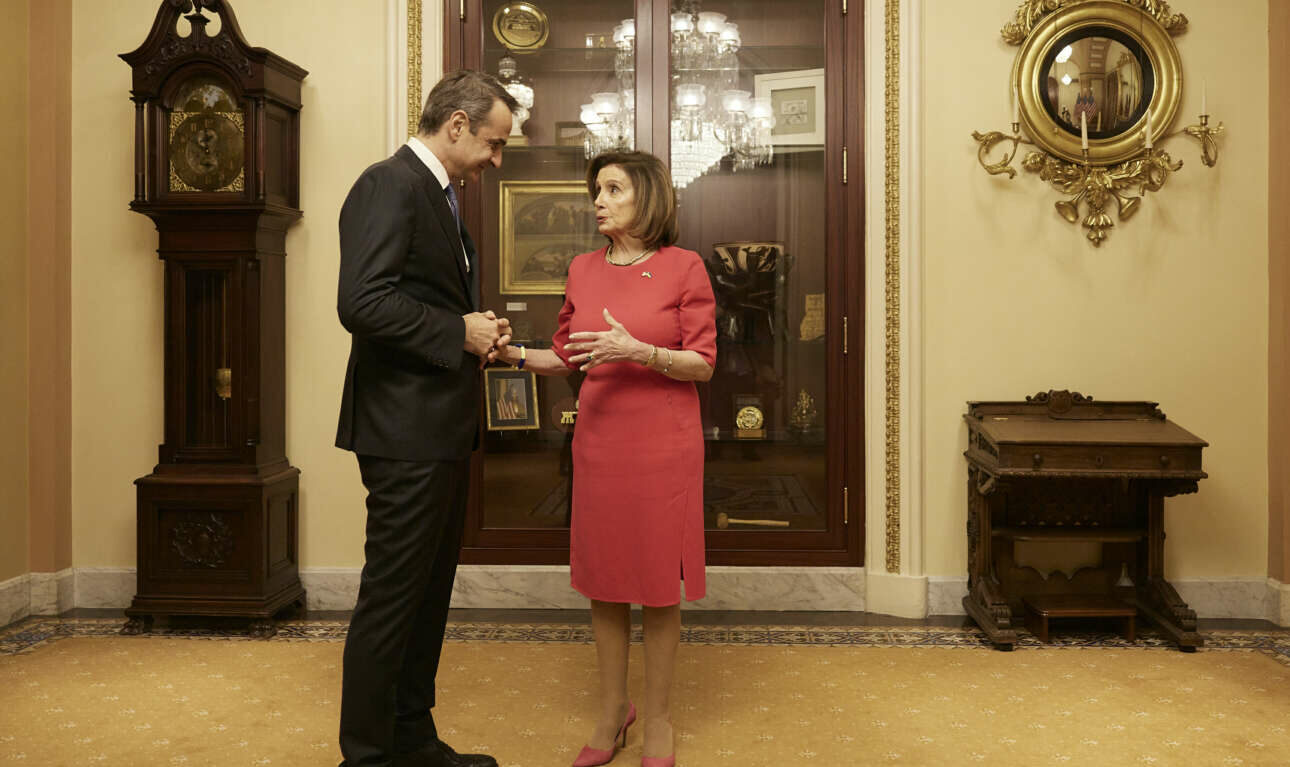 Πελόζι: Μοναδικής έμπνευσης η ομιλία Μητσοτάκη – Το ποίημα που του ανέφερε